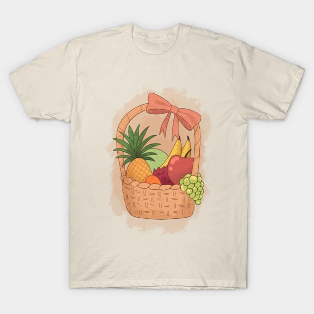 Fruit Basket T-Shirt by Heartrend Tavern